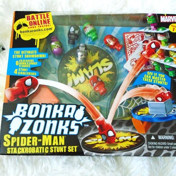 Spider-Man Bonka Zonks Stackrobatic Stunt Set Series 1 - Picture 3 of 8